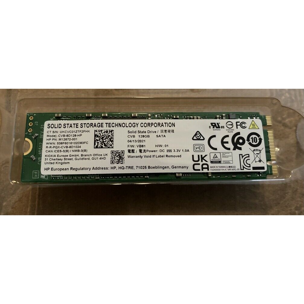 STORAGE SSD HP 128GB SSD M.2-2280 - GARANSI 1 TAHUN