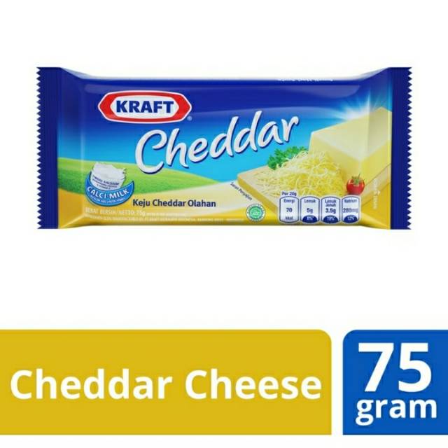 

Keju Kraft Cheddar 70 gram