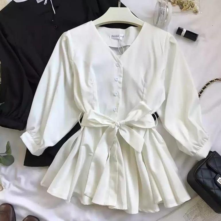 KLB.19My22ᵀ– Kemeja & Blouse Melia Blus Amelia Baju Atasan Cewek Blous Korean Style Kemeja Wanita Im