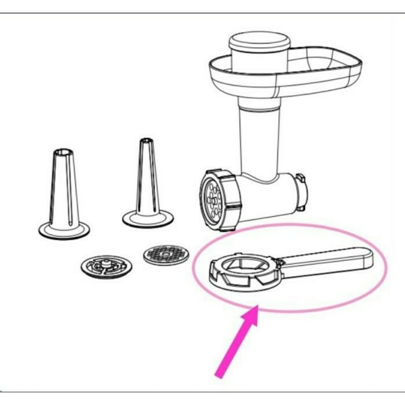 meat grinder TURBO SHM 9088 - asesoris mixer prochef turbo EHM 9588 - sparepart - optional