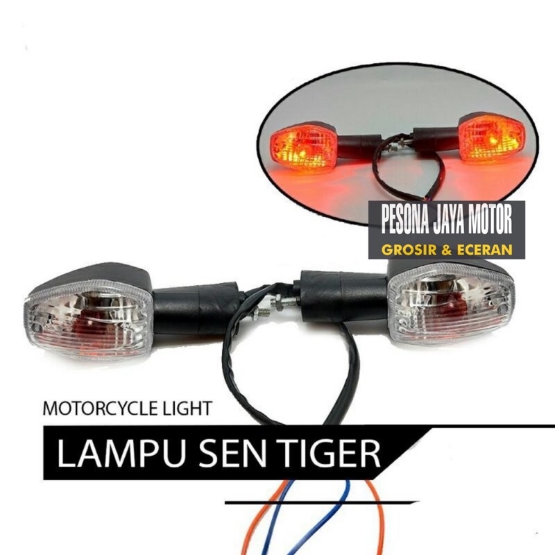 Sein Motor Lampu Sen Model Tiger Revo Universal KING DIAMOND89