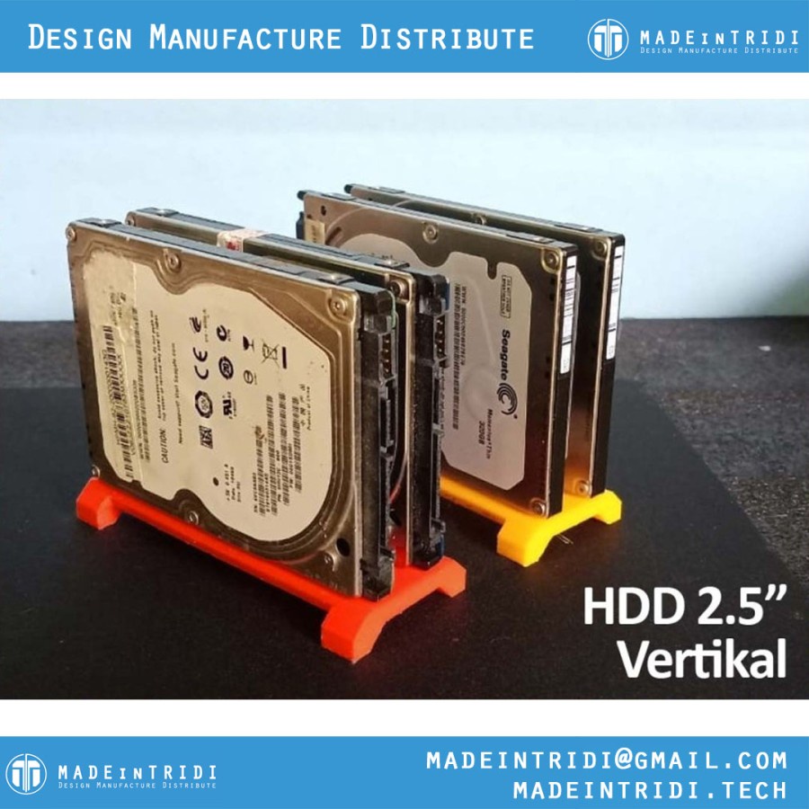 Vertical bracket hdd 2.5" stand hdd