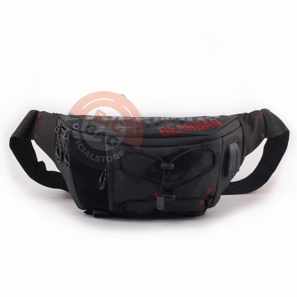 Tas Selempang GEAR BAG 13130 HYPER 2 in 1 PORT  Sports Bag - Slingbag - Waist bag Pria Best Seller