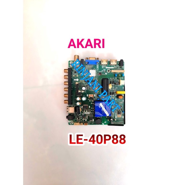 MAINBOARD TV LED AKARI LE-40P88 MB LE-40P88 TP.V56.PB801