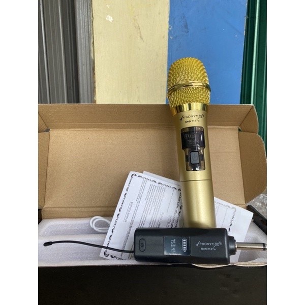 Mic Wireless Sony 87W Microphone Wireless Single Sony Gold Edition