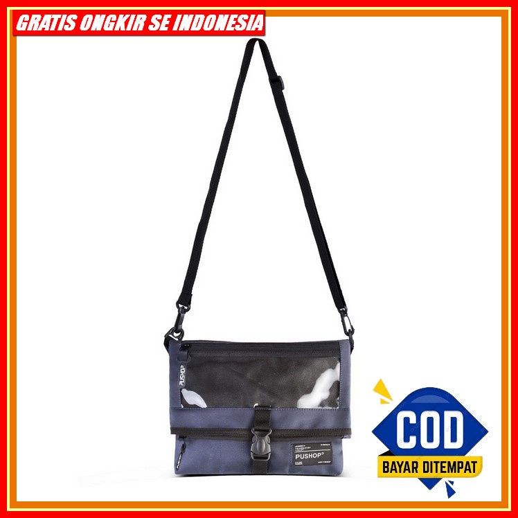 Tas Selempang Hand Bag Import Sling Bag Pria Waterproof Bahan Bimo Anti Air Tas Selempang Pria Slemp