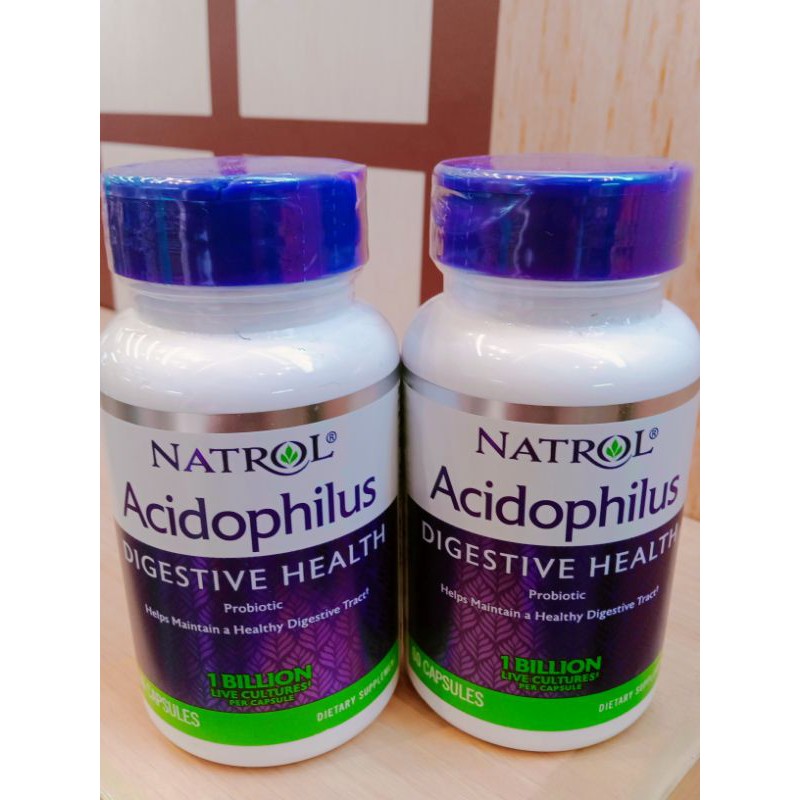 Natrol Acidophilus Probiotik 60 Capsules