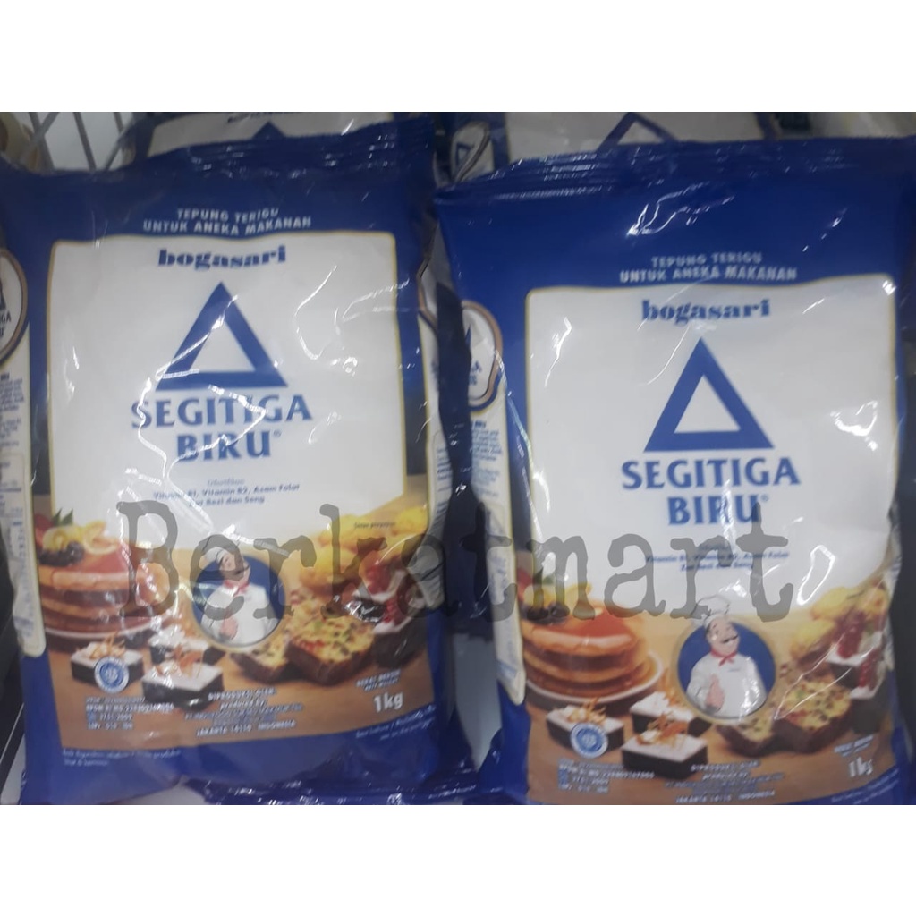 Tepung Terigu Segitiga Biru Premium 1 Kg Halal