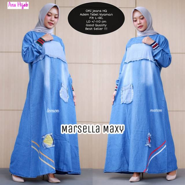 Gamis marsella maxy