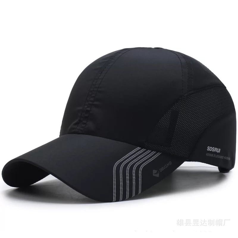 Topi Baseball Cap Outdoors Pria Wanita Quick Drying Hat Topi SDSRUI Berkualitas