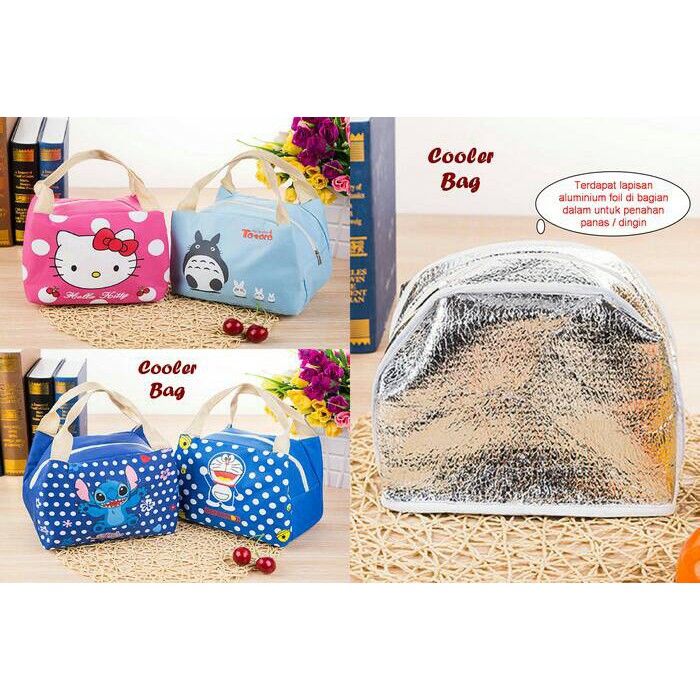 Lunch Bag / Tas Bekal Motif Lucu / Lunch Bag Cooler bag / Tas Bekal