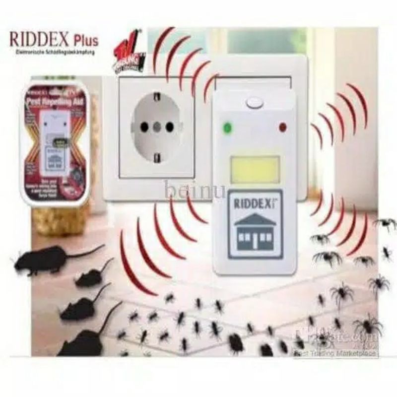 riddex pest repelling aid pengusir tikus kecoa nyamuk semut