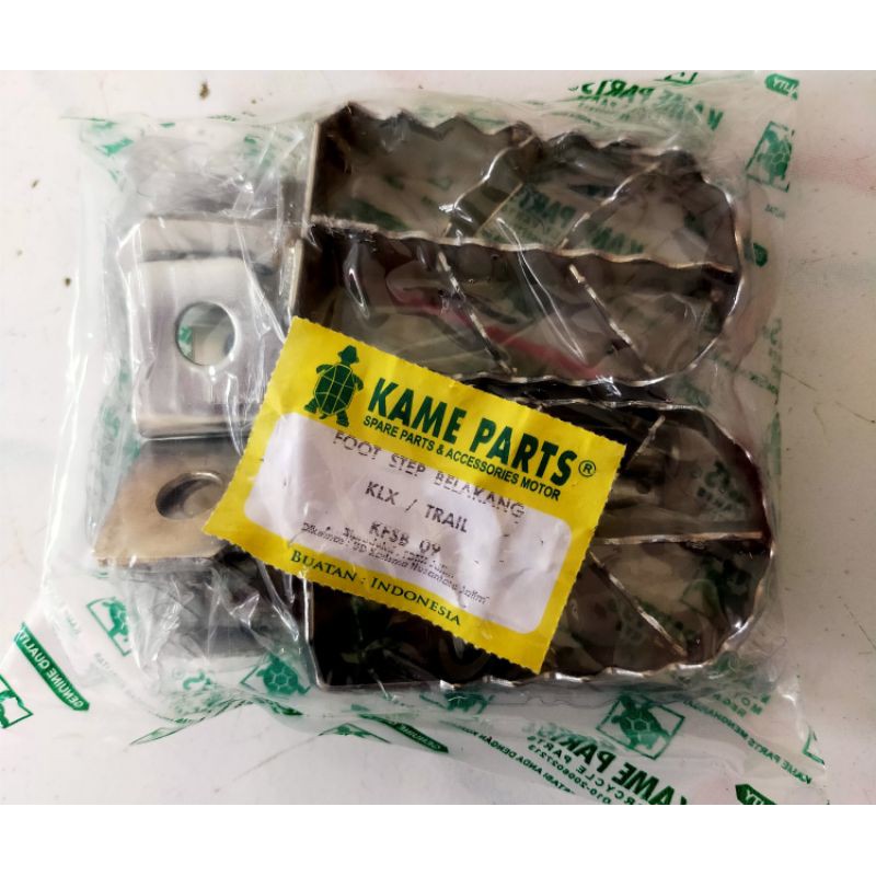 Foot step belakang motor kawasaki KLX trail