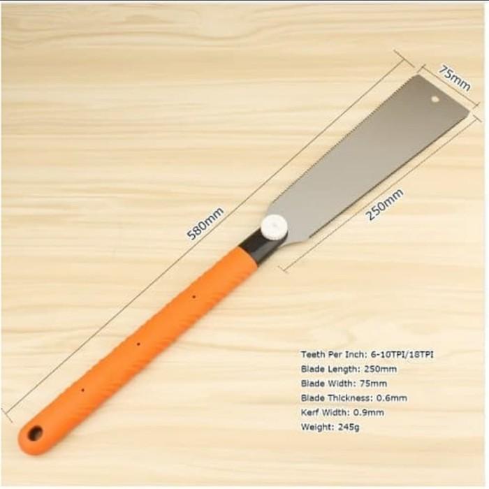 Saw | Gergaji Jepang Double Edge Rip - Cut And Cross Cut Termurah