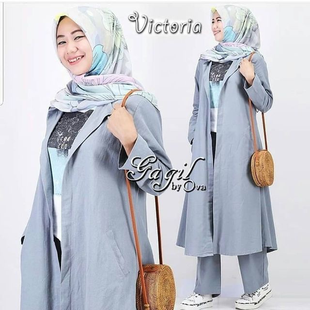 setelan kulot / setelan wanita muslim / kulot setelan wanita muslim / stelan wanita terbaru / one set wanita / cardigan setelan celana / setelan wanita kekinian / longcardigan fashion muslimah / casual setetelan wanita / setelan cardigan wanita kekinian /