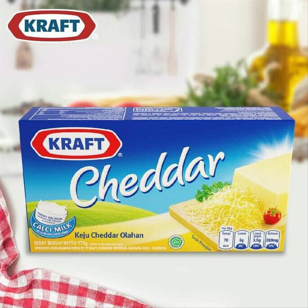 Keju Kraft 160 gram / Keju Cheddar