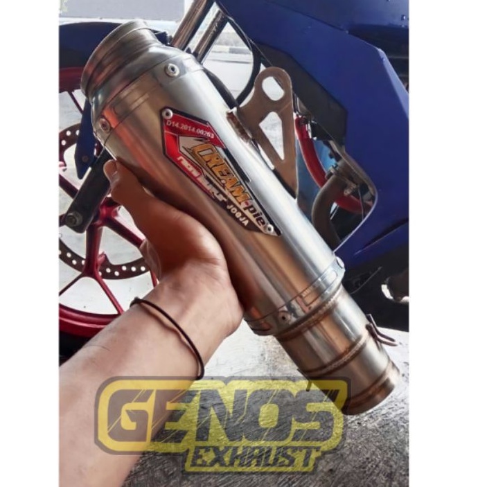 Silincer/Slenser/Slincer/Knalpot Creampie CR3 CP3 CP2 CR93 Porting Bore Up Sonic MX King Vixion Fu