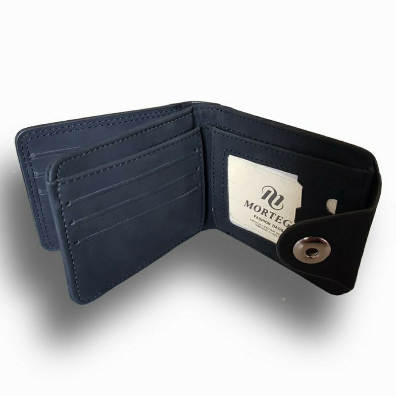 DOMPET PRIA KULIT PU MODEL KANCING MAGNET M-1009-1