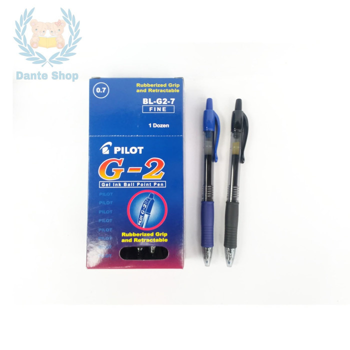 

MURAH Pulpen Pilot G-2 Fine BL-G2 ( per Pcs ) - 0.5 Hitam