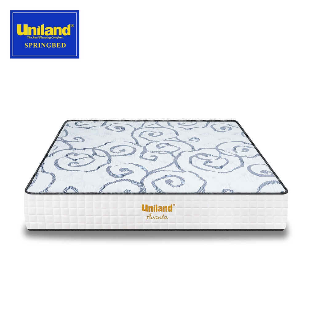 Uniland Springbed Avanta Putih - Hanya Kasur Spring Bed