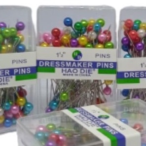 Grosir Jarum pentul isi 100 per kotak DRESSMAKER HD MIX MIKA/Jarum pentul/Straight pin /Jarum mika