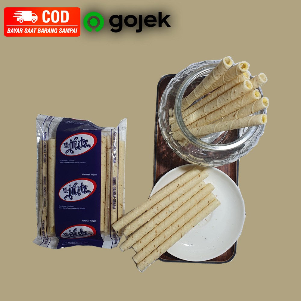 

SNACK SERBA 3 RIBU / SNACK MURAH / Snack Njritz / Wafer Roll Panjang Vanilla - ASLI CENTRAL SNACK