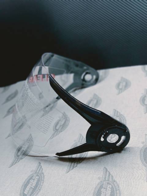 Visor kaca helm nhk gladiator reventor putih original merk clear