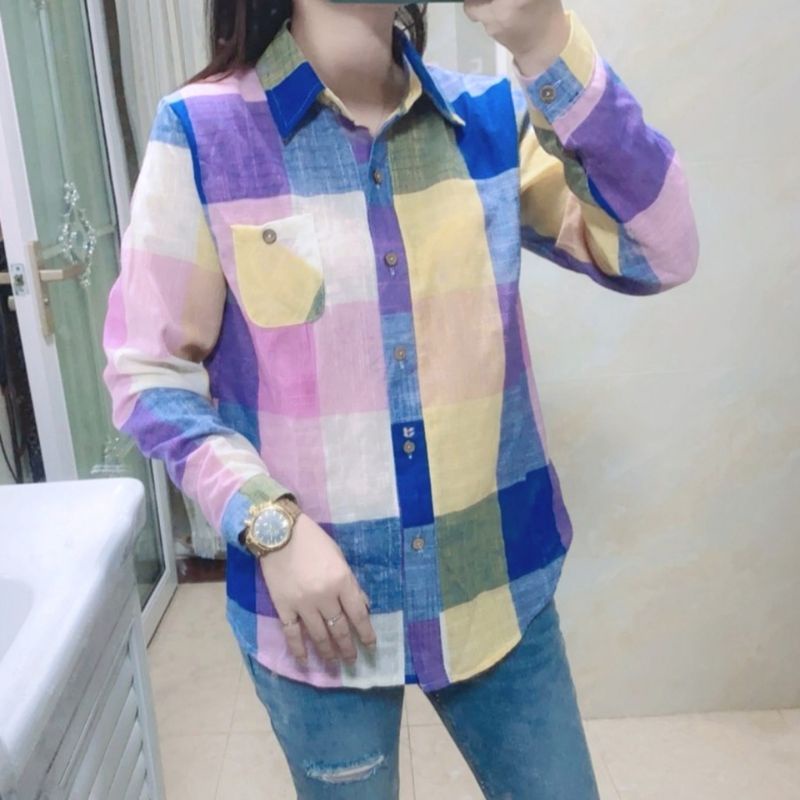 MDLV ~ 4191 Square Shirt Kemeja Premium Kemeja Import Kemeja kotak Kemeja Casual Fashion Import