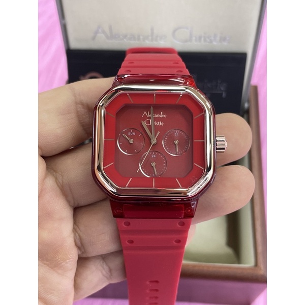 alexandre christie 2811bf wanita merah rosegold