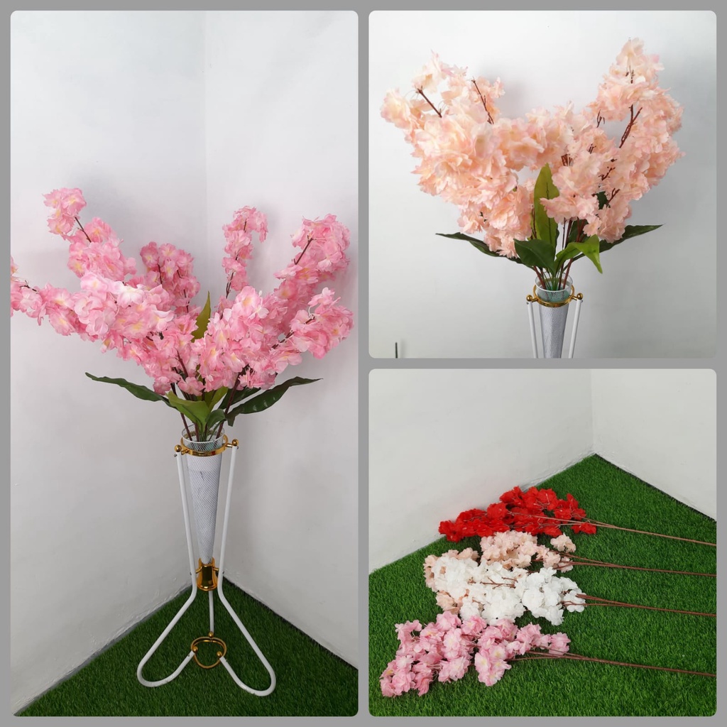 BUNGA HIAS IMITASI SAKURA BLOSSOM B8291 DEKORASI RUMAH ARTIFICAL