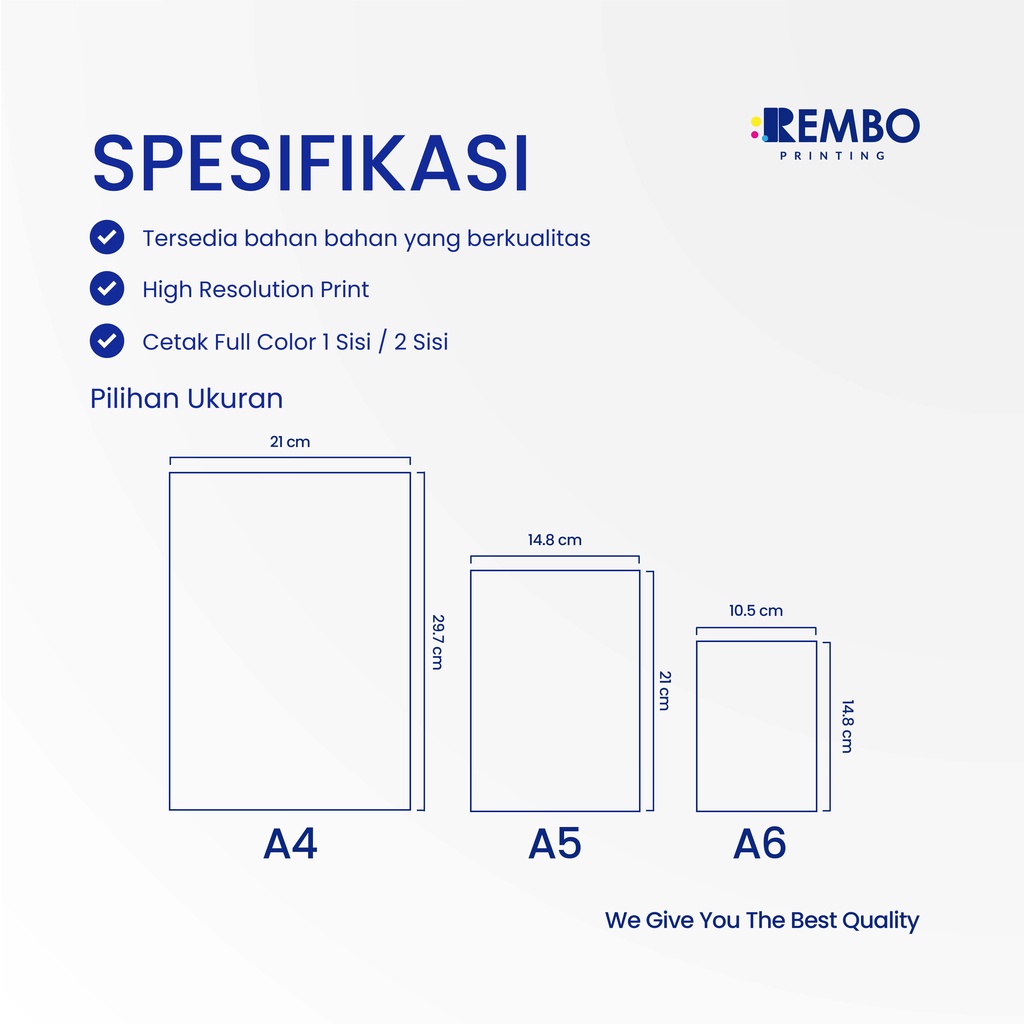 Jasa Cetak Brosur Flyer A4 Murah - Rembo Printing