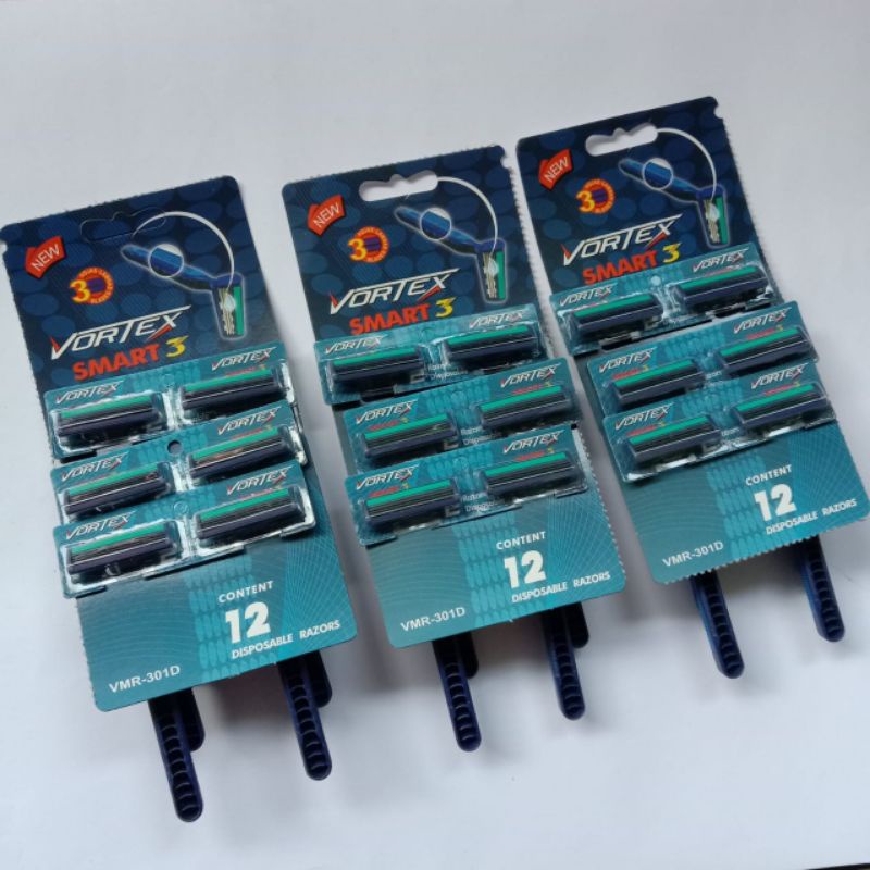 Cukur jenggot / Cukur Kumis /  kerok jenggot 3 pisau / cukur jenggot isi 6 pcs