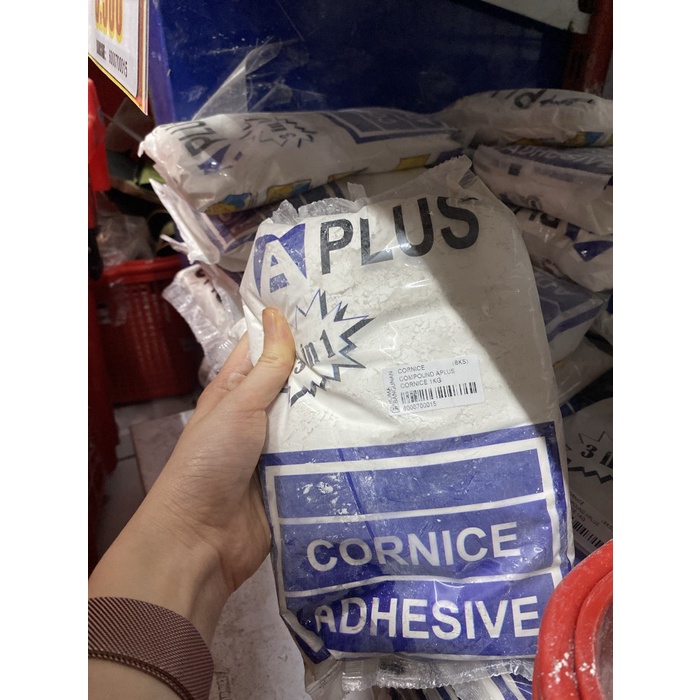 Compound Cornice Kompon Gypsum Plamir Dempul Tembok 1 KG