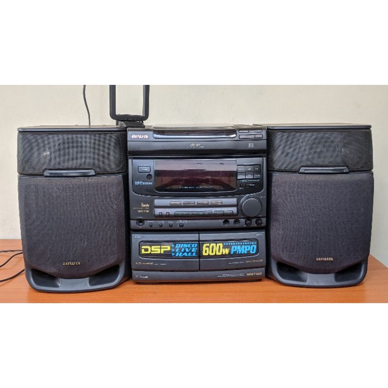 AIWA NSX-V50 Dolby B NR Digital Audio System 600w PMPO Super T-BASS