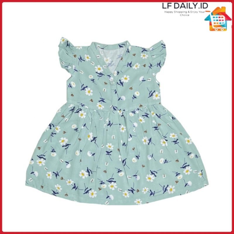 Baju Bayi Cewek 0 6 Bulan sd 1 Tahun | Baju Bayi Cewek Murah-Sage Flower