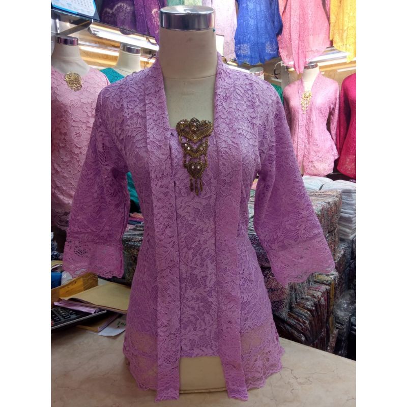 Kebaya brukat lengan 7/8 //kebaya brukat gliter//kebaya kartini//kebaya wisuda