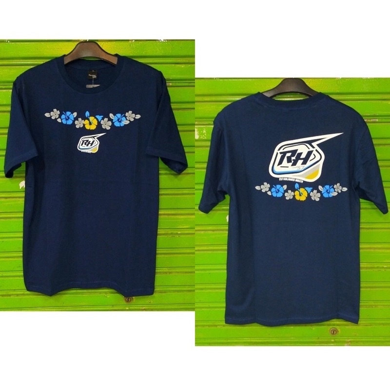RACING HELL BAJU KAOS T SHIRT RACING HELL MOTIF BUNGA TSHIRT RACING HEL PAKAIAN ATASAN DISTRO RACING