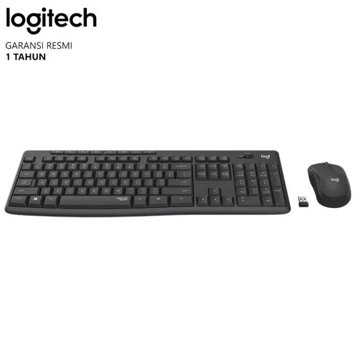 Logitech MK295 / MK-295 Silent Wireless Combo Keyboard dan Mouse