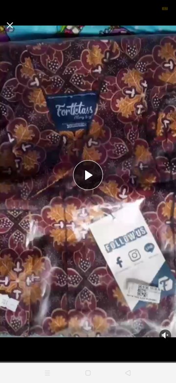 Fortglass Mix 1 Kemeja Batik Lengan Panjang Formal Kasual Indonesia Jogja