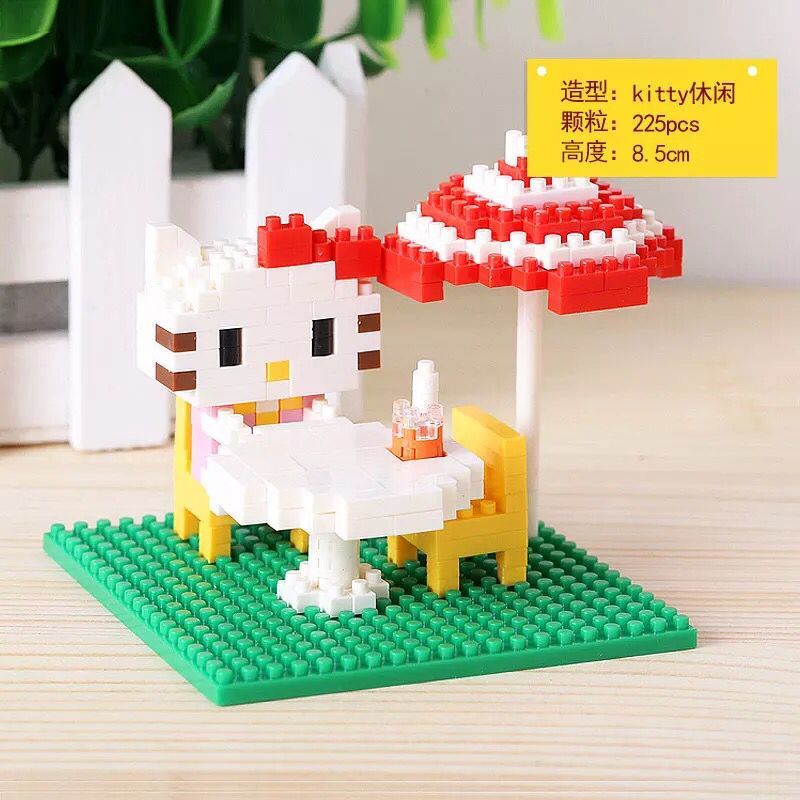 Mainan puzzle Balok Susun Model Lego Bentuk Kartun Untuk Anak