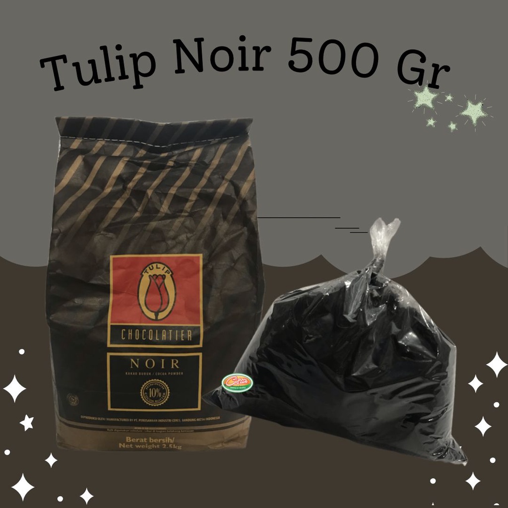 

coklat bubuk tulip Noir 500g