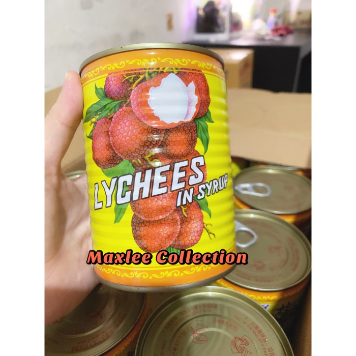 

5ds45ss Red Boat Lychee Brand 567 Gr / Lychee Syrup / Lychee Kaleng - Tanpa Bubble Xa20X1