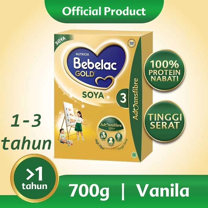 Susu Bebelac Gold Soya 3 Vanila 700g