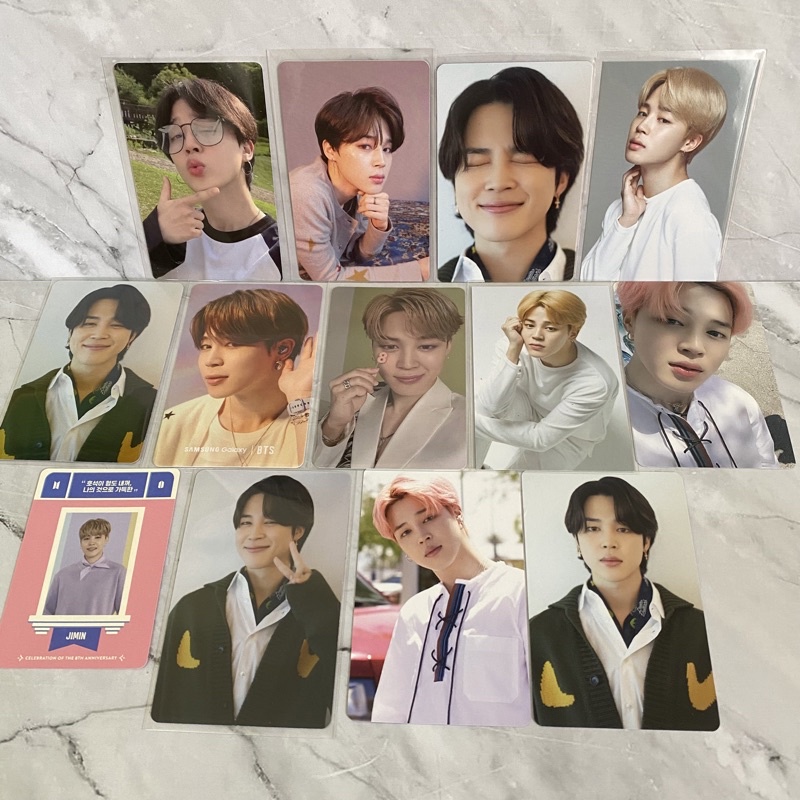 BTS jimin Photocard official in the soop 2 its 2 festa samsung dicon 101 merem glowing vt tear o pc 