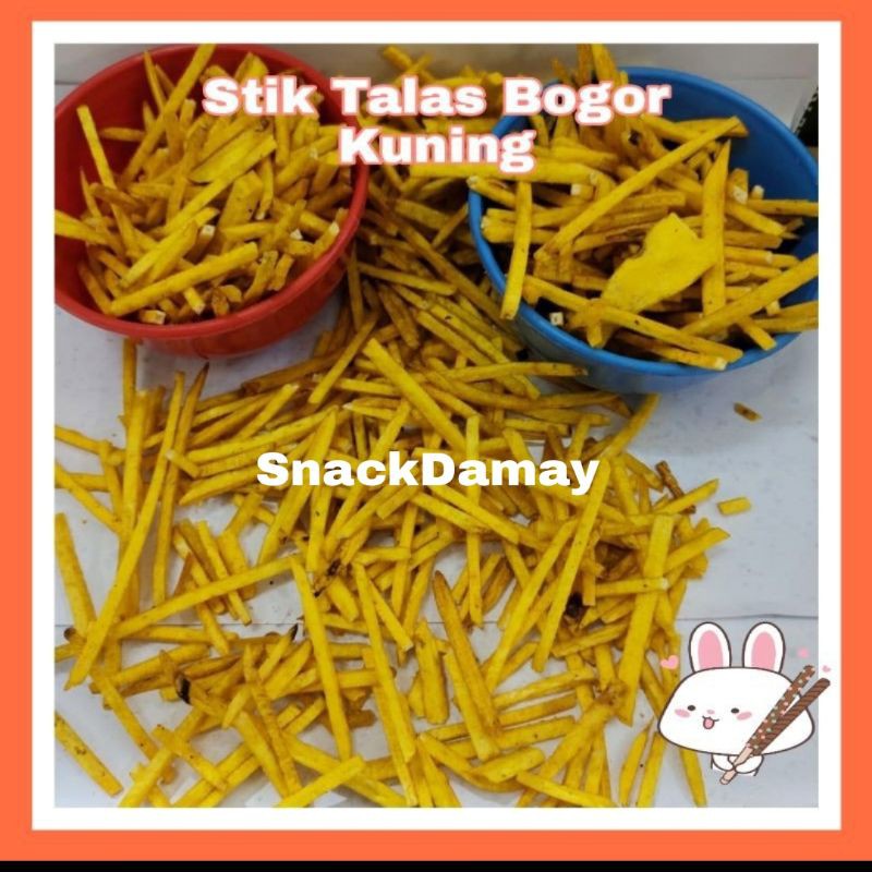 

Snack Kiloan Stik Talas Kuning /Keripik Talas Bogor 250gr