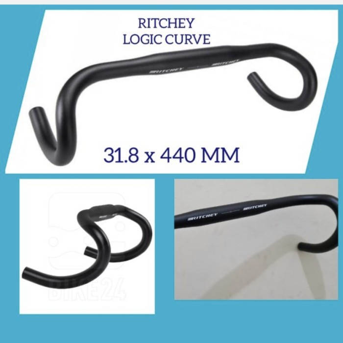 Handlebar Road bike RITCHEY Logic Curve 31,8x440mm Stang Dropbar