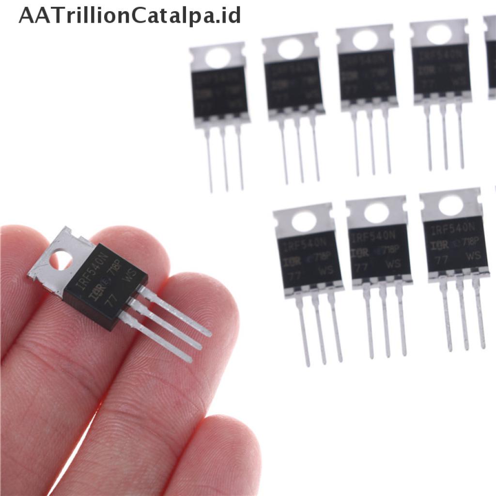 10pcs IRF540N IRF540 TO-220 N-Channel 33A 100V Power Mosfet