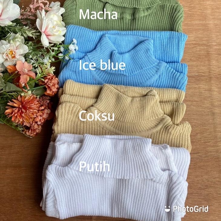 Banyak Dipakai.. TURTLENECK NEW DAISY PANJANG | INER RAJUT WANITA AISHA HIJAB BAJU DALAMAN TURTLENEC