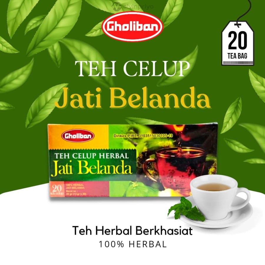 PELANGSING JATI BELANDA TEH CELUP HERBAL JATI BELANDA GHOLIBAN