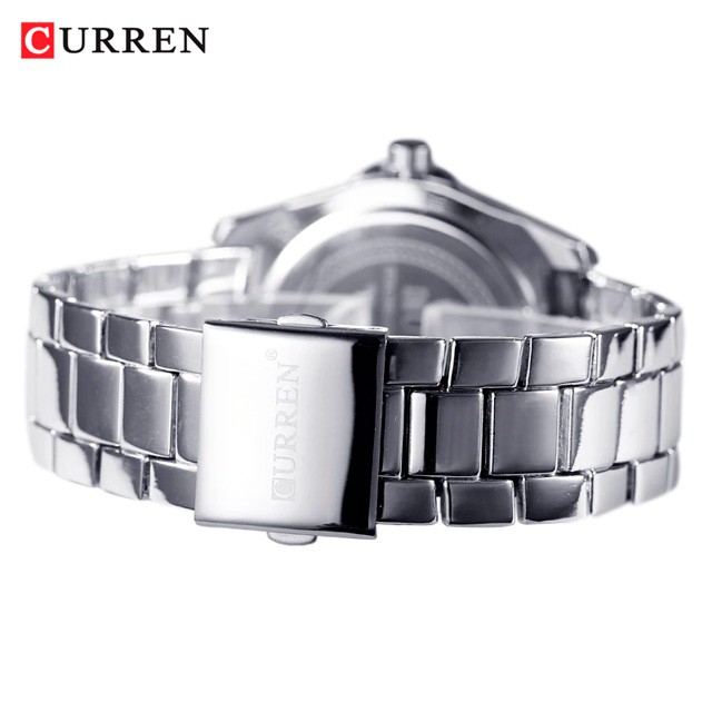 CURREN 8110 Jam Tangan Pria Analog Stainless Steel Chronograph Aktif WATCHKITE WKOS